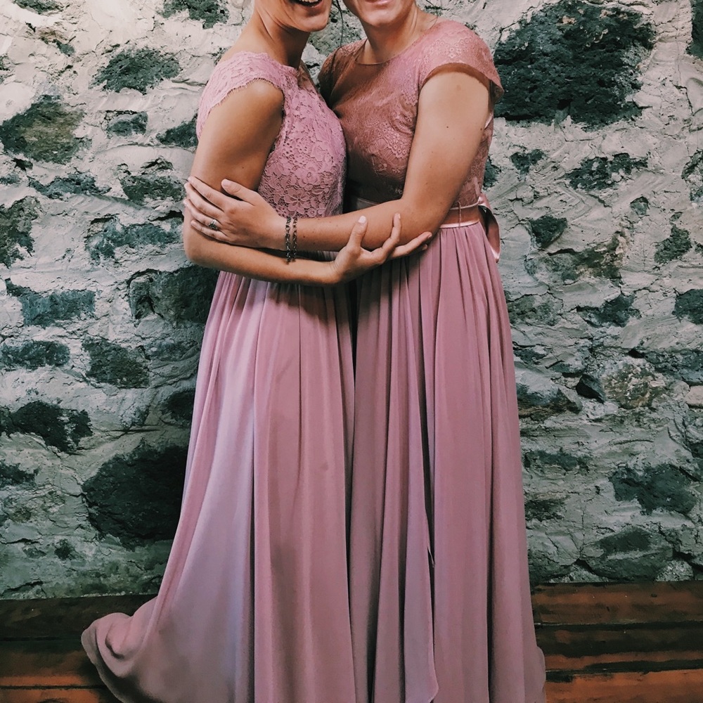 Azazie Arden Dusty Rose Bridesmaid’s Dress Size 4